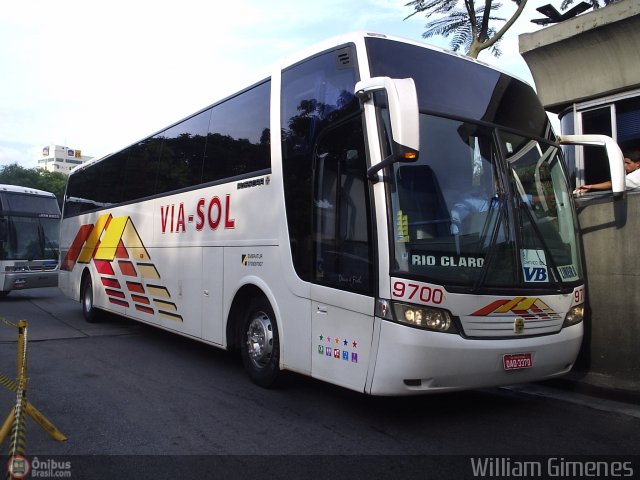 Via-Sol, na linha São Paulo - Rio Claro. Busscar Jum Buss 360. Foto: William Gimenes.