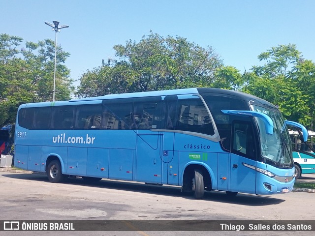 UTIL - União Transporte Interestadual de Luxo 9917 na cidade de Mogi das Cruzes, São Paulo, Brasil, por Thiago  Salles dos Santos. ID da foto: 11666740.