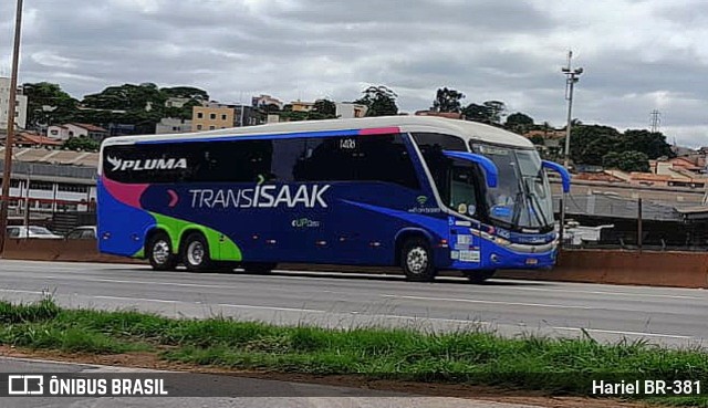 Trans Isaak Turismo 1405 na cidade de Betim, Minas Gerais, Brasil, por Hariel BR-381. ID da foto: 11666896.