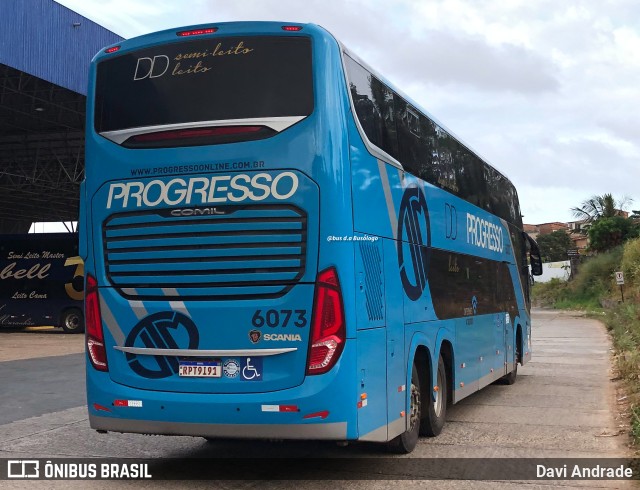 Auto Viação Progresso 6073 na cidade de São Luís, Maranhão, Brasil, por Davi Andrade. ID da foto: 11688684.