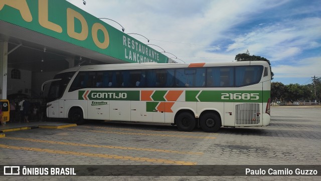 Empresa Gontijo de Transportes 21685 na cidade de São Mateus, Espírito Santo, Brasil, por Paulo Camilo Guzzo. ID da foto: 11688126.
