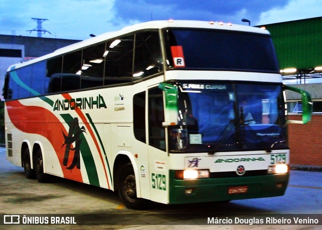 Empresa de Transportes Andorinha 5129 na cidade de São Paulo, São Paulo, Brasil, por Márcio Douglas Ribeiro Venino. ID da foto: 11692522.