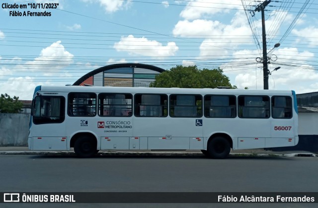 Rodoviária Santa Rita > SIM - Sistema Integrado Metropolitano > TR Transportes 56007 na cidade de Santa Rita, Paraíba, Brasil, por Fábio Alcântara Fernandes. ID da foto: 11693068.