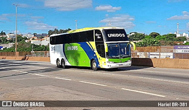 Viagens Unidos 3910 na cidade de Betim, Minas Gerais, Brasil, por Hariel BR-381. ID da foto: 11693634.