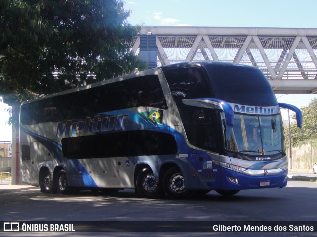 Meltur - Meleiro Turismo 6000 na cidade de Aparecida, São Paulo, Brasil, por Gilberto Mendes dos Santos. ID da foto: 11692588.