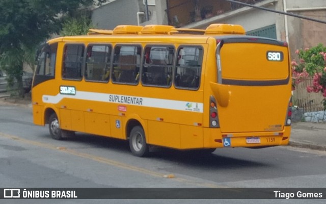 Transporte Suplementar de Belo Horizonte 1159 na cidade de Belo Horizonte, Minas Gerais, Brasil, por Tiago Gomes. ID da foto: 11694491.
