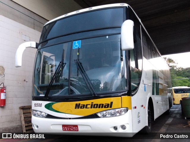 Viação Nacional 10500 na cidade de Belo Horizonte, Minas Gerais, Brasil, por Pedro Castro. ID da foto: 11693738.