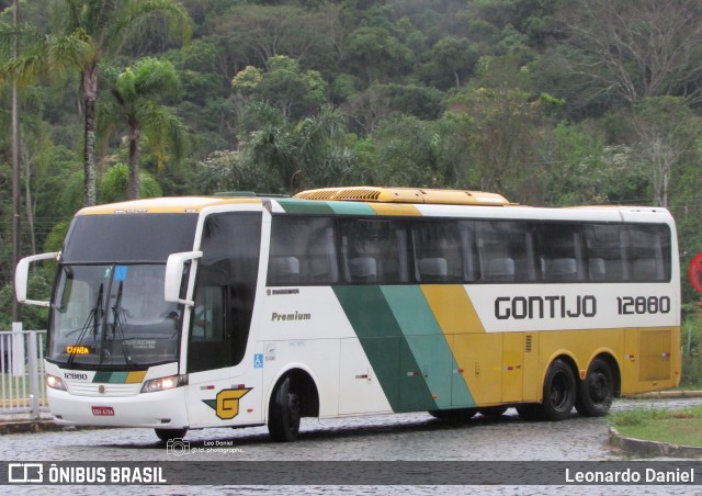 Empresa Gontijo de Transportes 12880 na cidade de Juiz de Fora, Minas Gerais, Brasil, por Leonardo Daniel. ID da foto: 11696875.