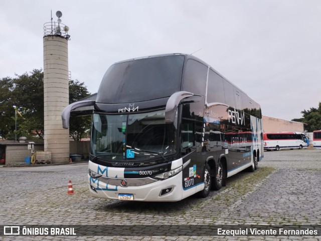 Empresa de Ônibus Nossa Senhora da Penha 60070 na cidade de São José dos Campos, São Paulo, Brasil, por Ezequiel Vicente Fernandes. ID da foto: 11695983.