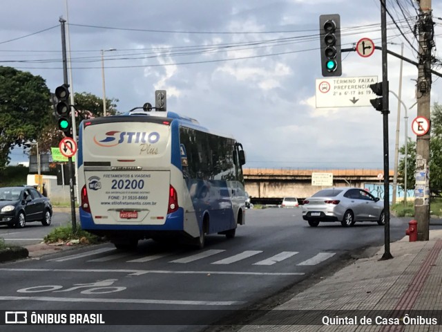 Transjuatuba > Stilo Transportes 20200 na cidade de Belo Horizonte, Minas Gerais, Brasil, por Quintal de Casa Ônibus. ID da foto: 11695436.