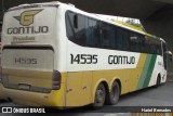 Empresa Gontijo de Transportes 14535 na cidade de Belo Horizonte, Minas Gerais, Brasil, por Hariel Bernades. ID da foto: :id.
