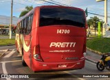Viação Pretti 14700 na cidade de Cariacica, Espírito Santo, Brasil, por Everton Costa Goltara. ID da foto: :id.