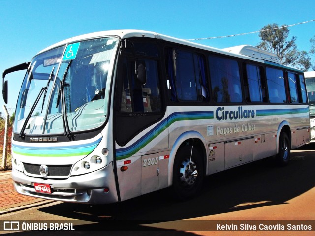 Auto Omnibus Circullare 2205 na cidade de Campinas, São Paulo, Brasil, por Kelvin Silva Caovila Santos. ID da foto: 11699259.