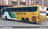 Empresa Gontijo de Transportes 17065 na cidade de Governador Valadares, Minas Gerais, Brasil, por Wilton Roberto. ID da foto: :id.