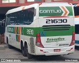 Empresa Gontijo de Transportes 21630 na cidade de Governador Valadares, Minas Gerais, Brasil, por Wilton Roberto. ID da foto: :id.