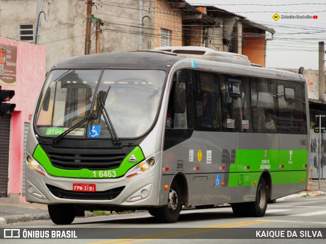 Transcooper > Norte Buss 1 6463 na cidade de São Paulo, São Paulo, Brasil, por KAIQUE DA SILVA. ID da foto: 11700315.