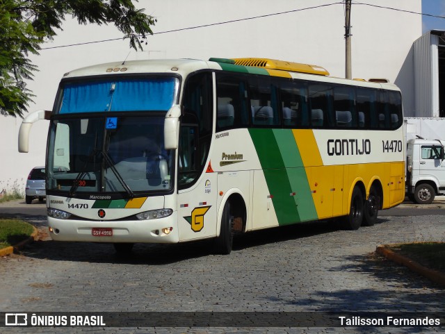 Empresa Gontijo de Transportes 14470 na cidade de Juiz de Fora, Minas Gerais, Brasil, por Tailisson Fernandes. ID da foto: 11706603.