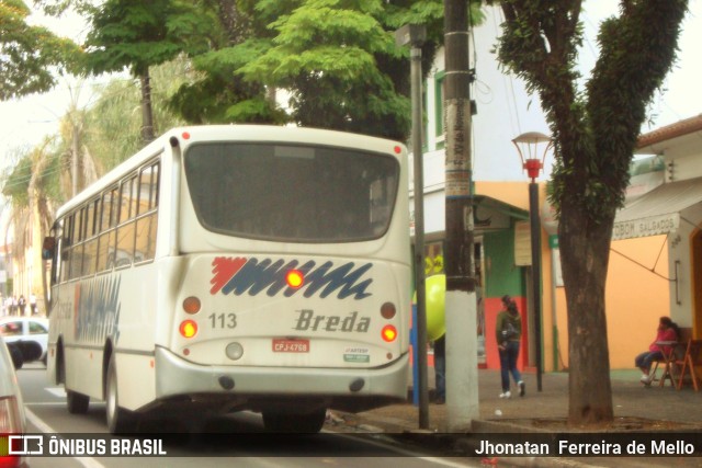 Breda Transportes e Serviços 113 na cidade de Jacareí, São Paulo, Brasil, por Jhonatan  Ferreira de Mello. ID da foto: 11705777.