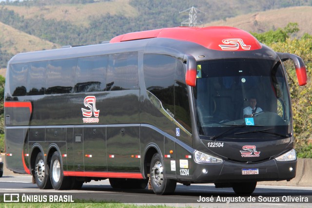 SL Bus - SL Turismo 122504 na cidade de Roseira, São Paulo, Brasil, por José Augusto de Souza Oliveira. ID da foto: 11706688.