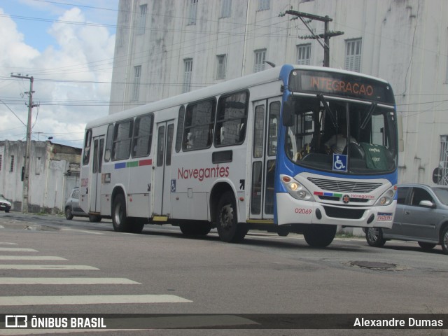Consórcio Navegantes - 02 > Viação São Jorge > Transurb Transporte Urbano 02069 na cidade de João Pessoa, Paraíba, Brasil, por Alexandre Dumas. ID da foto: 11707593.
