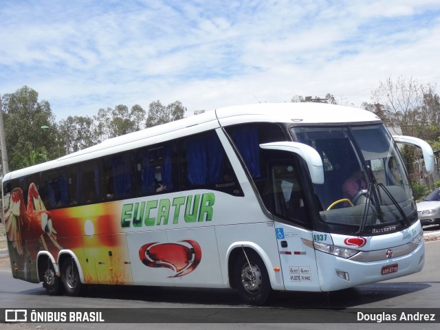 Eucatur - Empresa União Cascavel de Transportes e Turismo 4937 na cidade de Cuiabá, Mato Grosso, Brasil, por Douglas Andrez. ID da foto: 11709144.