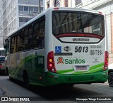 Viação Piracicabana Santos 5013 na cidade de Santos, São Paulo, Brasil, por Giuseppe Thiago Russodivito. ID da foto: :id.
