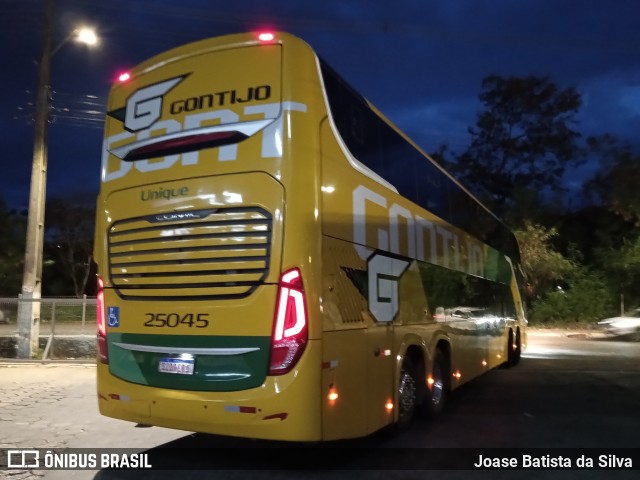 Empresa Gontijo de Transportes 25045 na cidade de Coronel Fabriciano, Minas Gerais, Brasil, por Joase Batista da Silva. ID da foto: 11712111.