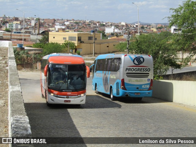 Auto Viação Progresso 6210 na cidade de Caruaru, Pernambuco, Brasil, por Lenilson da Silva Pessoa. ID da foto: 11711524.