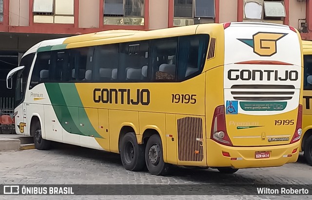 Empresa Gontijo de Transportes 19195 na cidade de Governador Valadares, Minas Gerais, Brasil, por Wilton Roberto. ID da foto: 11670046.