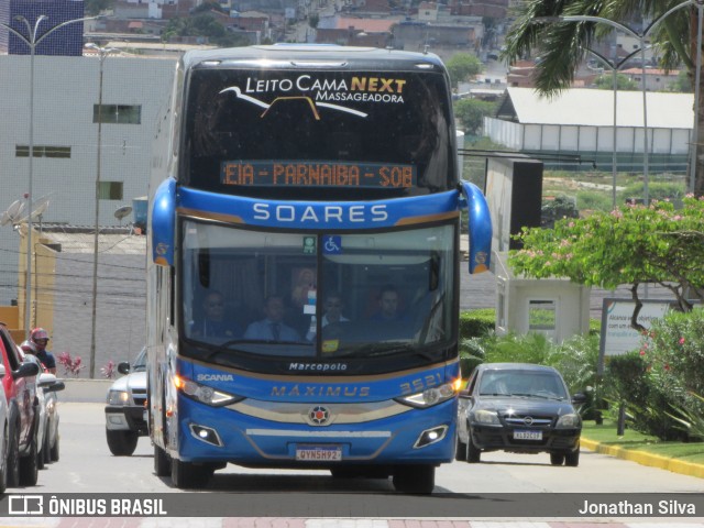 Soares Turismo e Fretamento 3521 na cidade de Caruaru, Pernambuco, Brasil, por Jonathan Silva. ID da foto: 11713021.