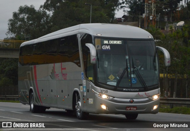 Expresso Line Tour 1750 na cidade de Santa Isabel, São Paulo, Brasil, por George Miranda. ID da foto: 11714944.