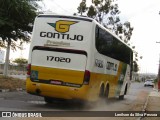 Empresa Gontijo de Transportes 17020 na cidade de Caruaru, Pernambuco, Brasil, por Lenilson da Silva Pessoa. ID da foto: :id.