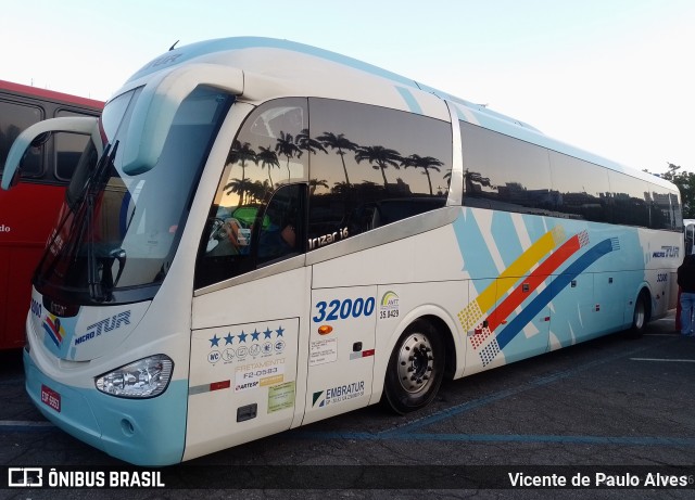 Microtur Transportadora Turística 32000 na cidade de Aparecida, São Paulo, Brasil, por Vicente de Paulo Alves. ID da foto: 11718340.