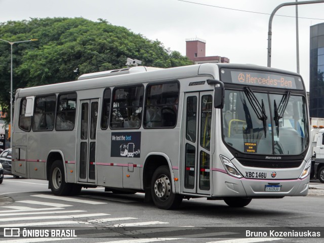 Mercedes-Benz XBC 146U na cidade de Santo André, São Paulo, Brasil, por Bruno Kozeniauskas. ID da foto: 11720354.