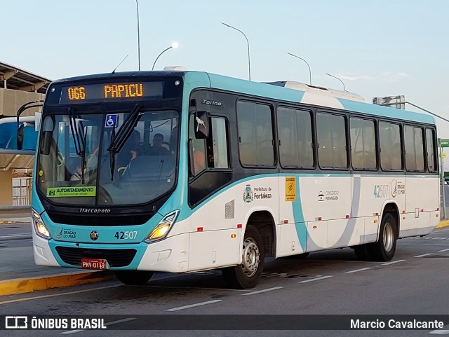 Auto Viação Dragão do Mar 42507 na cidade de Fortaleza, Ceará, Brasil, por Marcio Cavalcante. ID da foto: 11722792.
