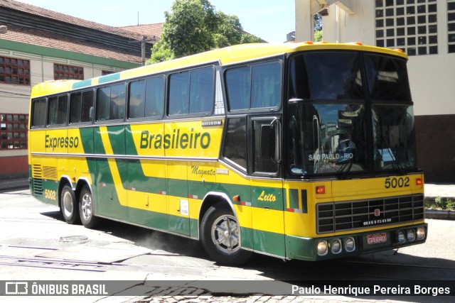 Expresso Brasileiro 5002 na cidade de Rio de Janeiro, Rio de Janeiro, Brasil, por Paulo Henrique Pereira Borges. ID da foto: 11722563.