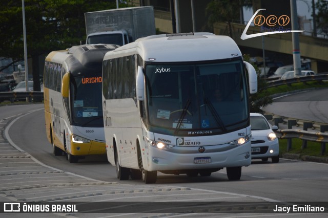 Viação Pizzatto 1022 na cidade de Florianópolis, Santa Catarina, Brasil, por Jacy Emiliano. ID da foto: 11721414.