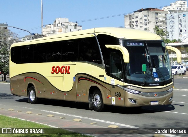 SOGIL - Sociedade de Ônibus Gigante Ltda. 490 na cidade de Porto Alegre, Rio Grande do Sul, Brasil, por Jardel Moraes. ID da foto: 11721895.