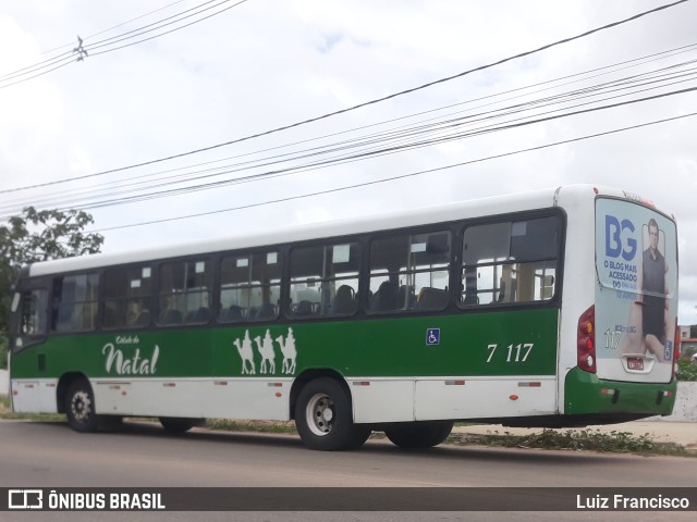 Transportes Cidade do Natal 7 117 na cidade de Natal, Rio Grande do Norte, Brasil, por Luiz Francisco. ID da foto: 11721273.