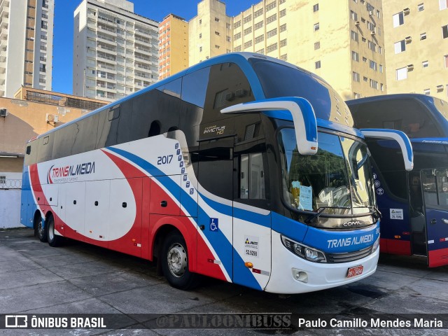 Trans Almeida Transporte e Turismo 2017 na cidade de Guarujá, São Paulo, Brasil, por Paulo Camillo Mendes Maria. ID da foto: 11720939.