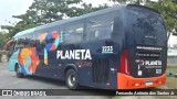 Planeta Transportes Rodoviários 2233 na cidade de Guarapari, Espírito Santo, Brasil, por Fernando Antônio dos Santos Jr. ID da foto: :id.