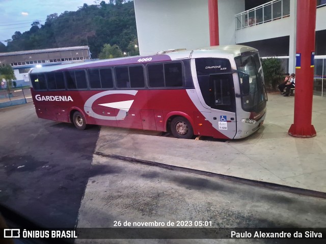 Expresso Gardenia 4060 na cidade de Ouro Fino, Minas Gerais, Brasil, por Paulo Alexandre da Silva. ID da foto: 11726973.