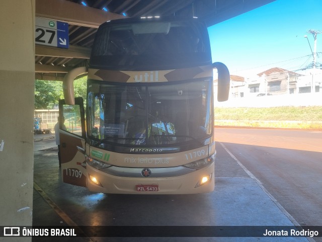 UTIL - União Transporte Interestadual de Luxo 11709 na cidade de Ribeirão Preto, São Paulo, Brasil, por Jonata Rodrigo. ID da foto: 11726441.