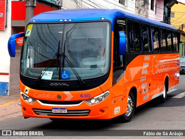 Cadatur Transportes e Turismo 630 na cidade de Araçariguama, São Paulo, Brasil, por Fábio de Sá Aráujo. ID da foto: 11728528.