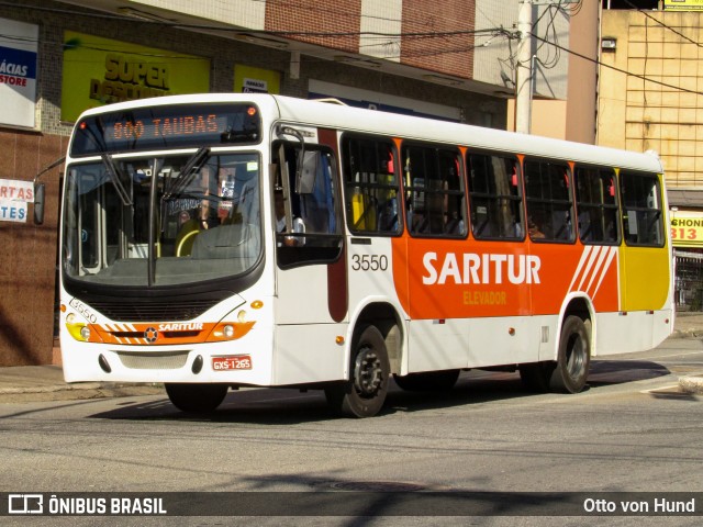 Saritur - Santa Rita Transporte Urbano e Rodoviário 3550 na cidade de Ipatinga, Minas Gerais, Brasil, por Otto von Hund. ID da foto: 11728611.