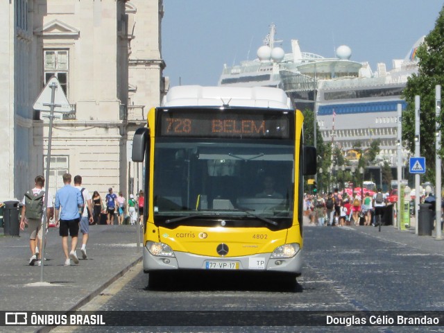 Companhia Carris de Ferro de Lisboa 4802 na cidade de Lisbon, Lisbon, Portugal, por Douglas Célio Brandao. ID da foto: 11727034.