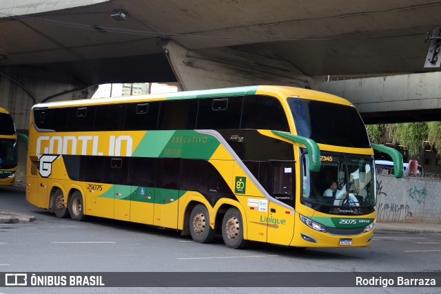 Empresa Gontijo de Transportes 25075 na cidade de Belo Horizonte, Minas Gerais, Brasil, por Rodrigo Barraza. ID da foto: 11726843.