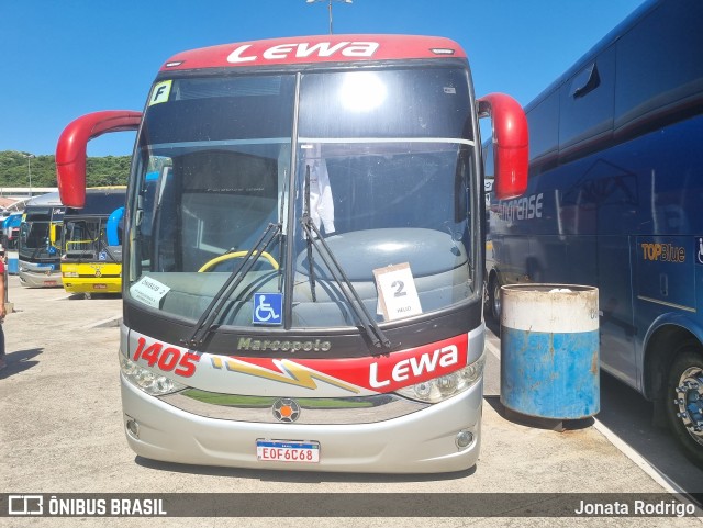 Lewa Transportes 1405 na cidade de Aparecida, Paraíba, Brasil, por Jonata Rodrigo. ID da foto: 11726907.