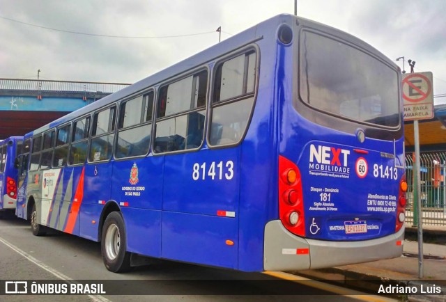 Next Mobilidade - ABC Sistema de Transporte 81.413 na cidade de Mauá, São Paulo, Brasil, por Adriano Luis. ID da foto: 11731452.