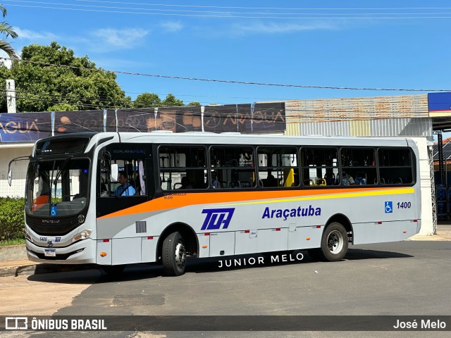TUA - Transportes Urbanos Araçatuba 1400 na cidade de Araçatuba, São Paulo, Brasil, por José Melo. ID da foto: 11730195.